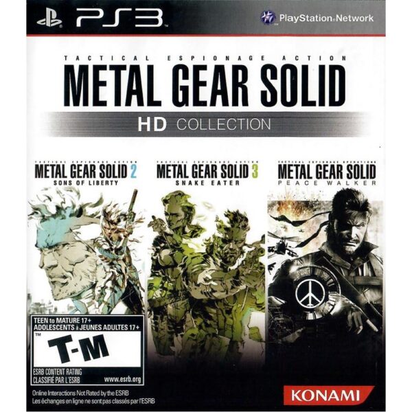 Metal Gear Solid Hd Collection Ps3