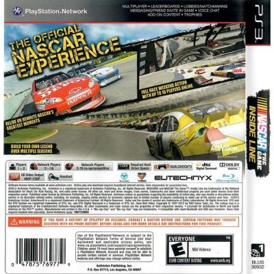 Nascar The Game Inside Line Ps3