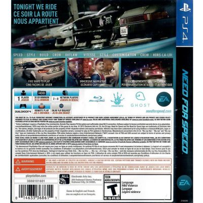 Need For Speed Ps4