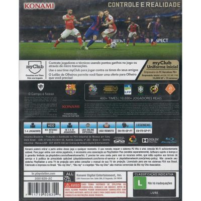 Pes 2017 Pro Evolution Soccer Ps4
