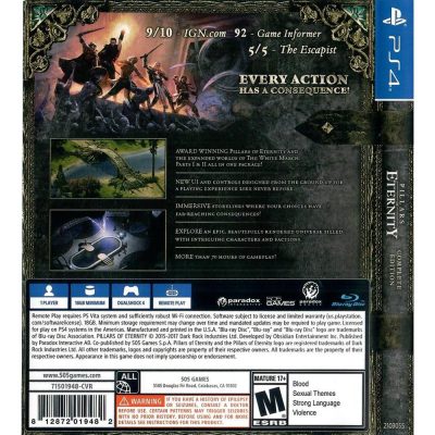 Pillars Of Eternity Complete Edition Ps4