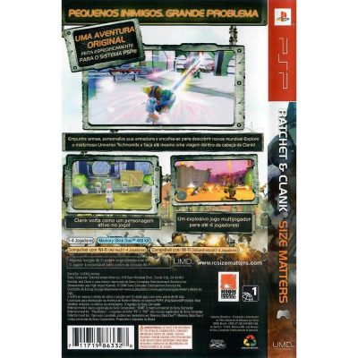 Ratchet Clank Size Matters Psp (Greatest Hits)