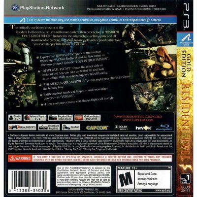 Resident Evil 5 Gold Edition Ps3 (Com Luva)