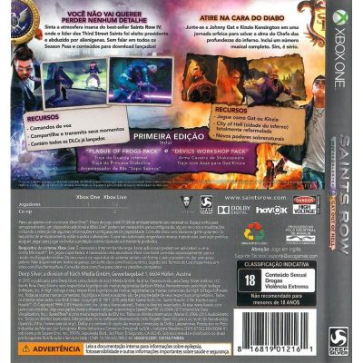 Saints Row Iv Re-Elected And Gat Out Of Hell Xbox One