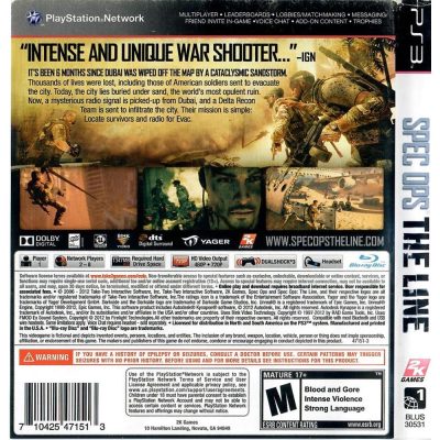 Spec Ops The Line Ps3