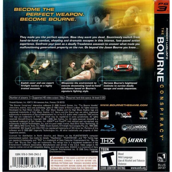 The Bourne Conspiracy Ps3
