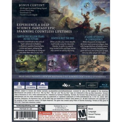 Torment Tides Of Numenera Ps4 (Lacre Soltando)
