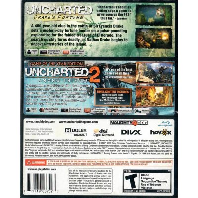 Uncharted Dual Pack Ps3