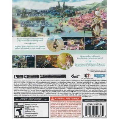 Atelier Ryza 3 Alchemist Of The End And The Secret Key Ps5