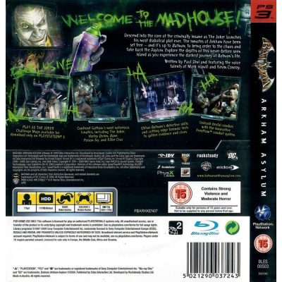 Batman Arkham Asylum Ps3 #1