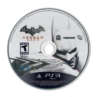 Batman Arkham City Ps3 #1 (Somente O Disco)