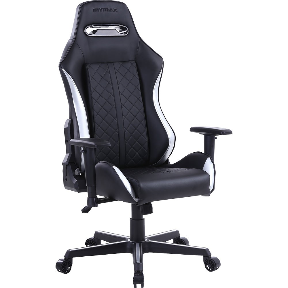 Cadeira Gamer Mx16 Giratoria Preto/Prata(Mgch-Mx16/Sl)