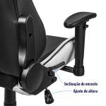 Cadeira Gamer Mx5 Giratoria Preto/Branco Cadeira Gamer Mx5 Giratoria Preto/Branco