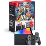 Console Nintendo Switch Oled + Jogo Super Smash Bros Ultimate Console Nintendo Switch Oled + Jogo Super Smash Bros Ultimate