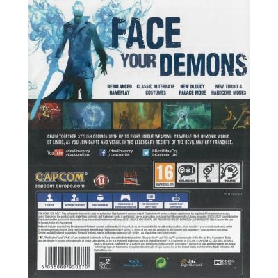 Dmc Devil May Cry Definitive Edition Ps4