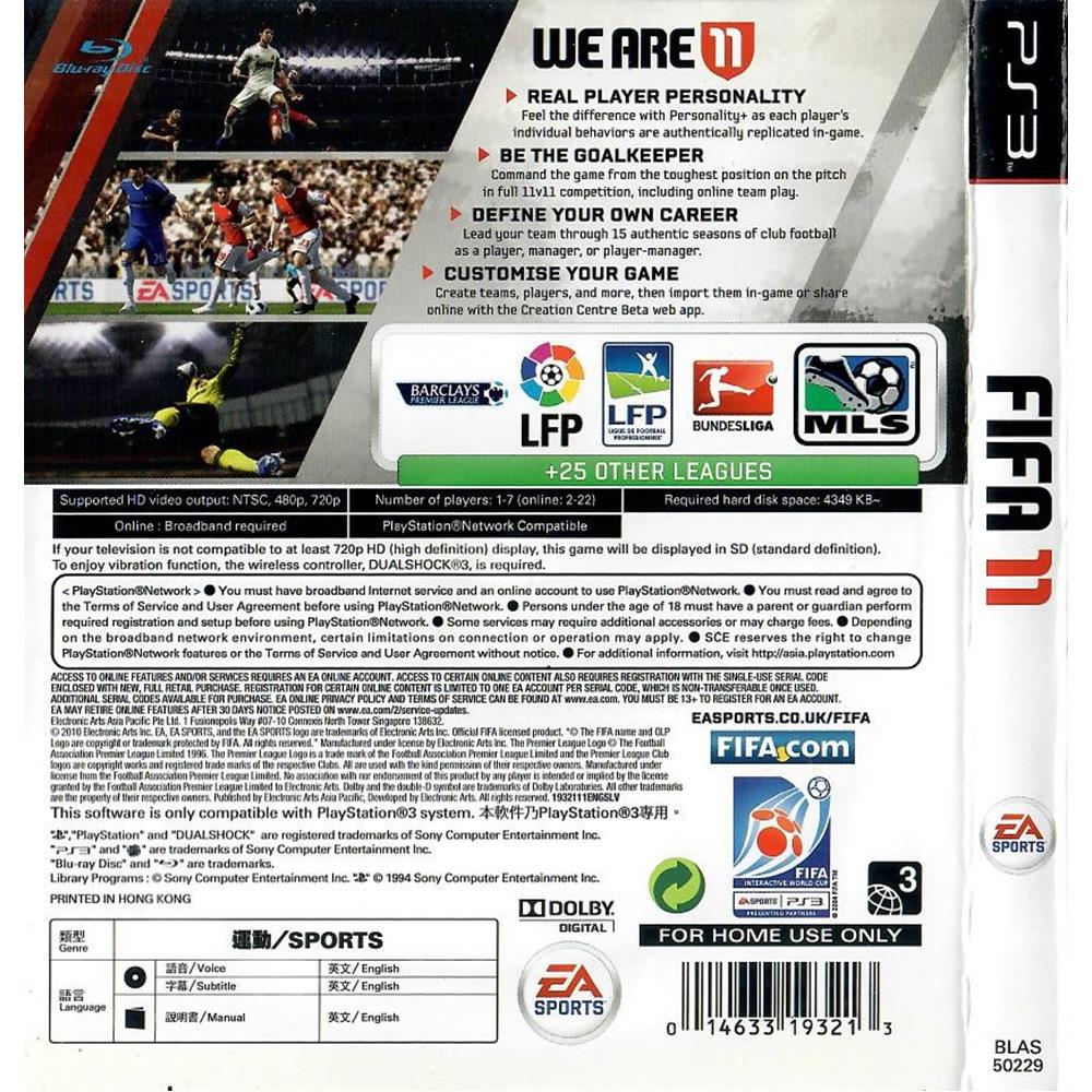 Fifa Soccer 11 Ps3 #2