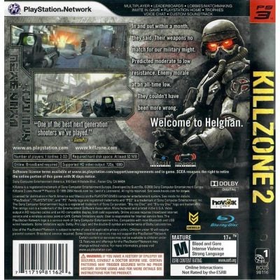Killzone 2 Ps3 #1