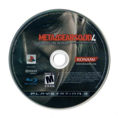 Metal Gear Solid 4 Guns Of The Patriots Ps3 #1 (Somente O Disco)