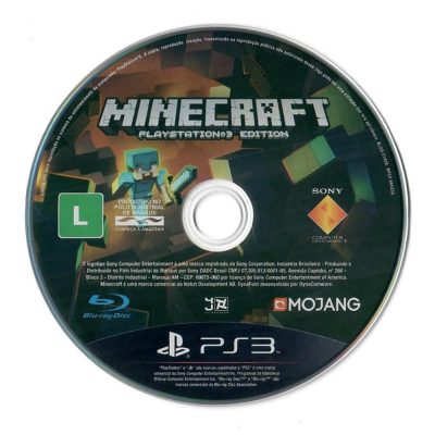 Minecraft Ps3 #1 (Somente O Disco)