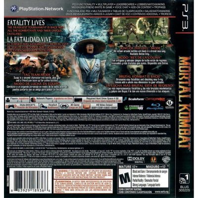 Mortal Kombat 9 Ps3
