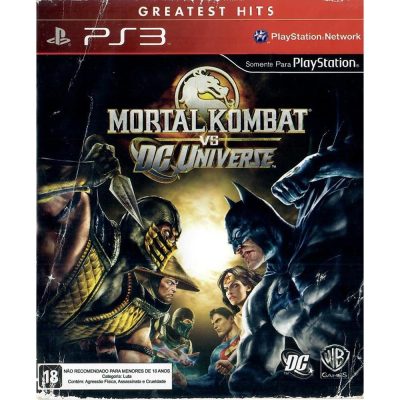 Mortal Kombat Vs Dc Universe Ps3 #3 (Greatest Hits) (Sem Manual)