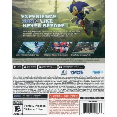Sonic Frontiers Ps5
