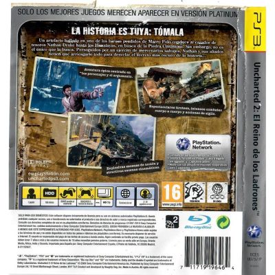 Uncharted 2 El Reino De Los Larones Ps3 #2 (Platinum) (Pt-Pt)