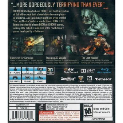 Doom 3 Bfg Edition Ps3