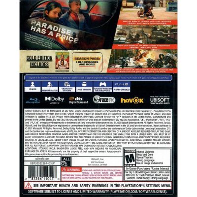 Far Cry 6 Gold Edition Steelbook Ps4