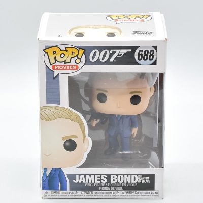 Funko Pop 007 James Bond 688 (Daniel Craig From Quantum Of Solace) (Vaulted) (Caixa Amassada)