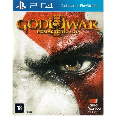 God Of War Iii Remasterizado Ps4 (Case De Papelão)