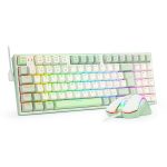 Kit Gamer Redragon Com Mouse Rgb, 7200 Dpi + Teclado Mecânico, Rgb, Switch Brown, Layout 96%, Abnt2