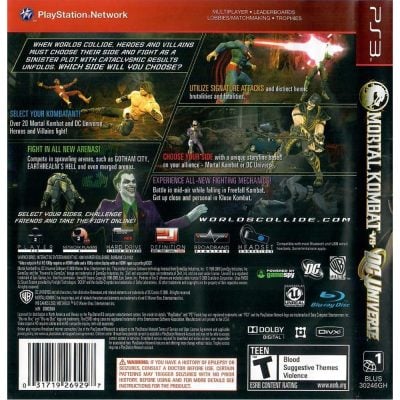 Mortal Kombat Vs Dc Universe Ps3 (Greatest Hits)