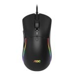 Mouse Gamer Aoc Gm310, Rgb, 12400 Dpi, 7 Botões Mouse Gamer Aoc Gm310, Rgb, 12400 Dpi, 7 Botões