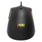 Mouse Gamer Aoc Gm310, Rgb, 12400 Dpi, 7 Botões Mouse Gamer Aoc Gm310, Rgb, 12400 Dpi, 7 Botões
