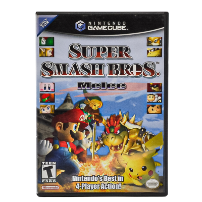 Super Smash Bross Melee Jogo Nintendo Gamecube