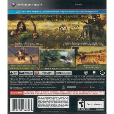 The Lord Of The Rings Aragorns Quest Ps3