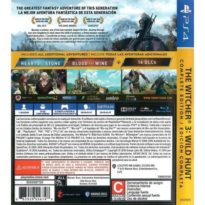 The Witcher Iii Wild Hunt Complete Edition Ps4