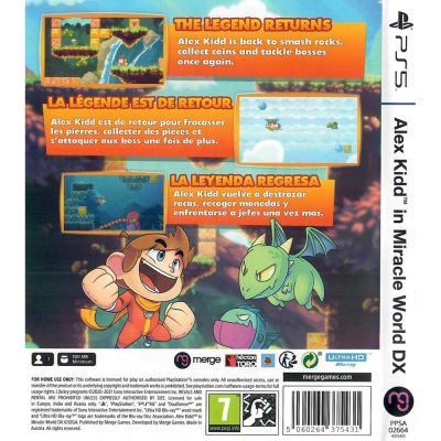 Alex Kidd In Miracle World Dx Ps5 #2 (Com Chaveiro)