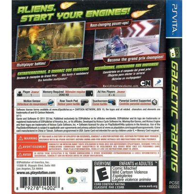 Ben 10 Galactic Racing Psvita (Sem Manual)