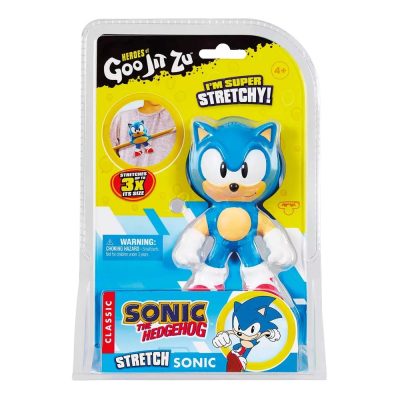 Boneco Sonic O Ourico Sortido (Estica) Sunny Brinquedos Goo Jit Zu - Herois