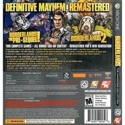 Borderlands The Handsome Collection Xbox One