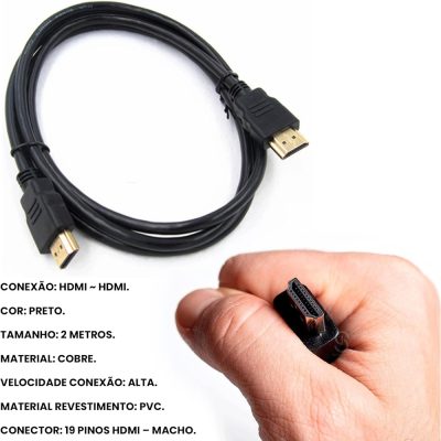 Cabo Hdmi + Hdmi 2M 4K Mhd-4022 - Tomate