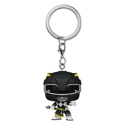 Chaveiro Funko Black Ranger (Pocket Pop Keychain Power Rangers 30Th Anniversary)