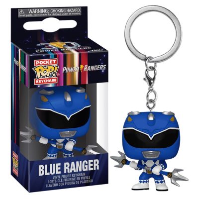 Chaveiro Funko Blue Ranger (Pocket Pop Keychain Power Rangers 30Th Anniversary)