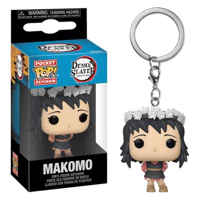 Chaveiro Funko Makomo Flower Headdress (Pocket Pop Keychain Demon Slayer)