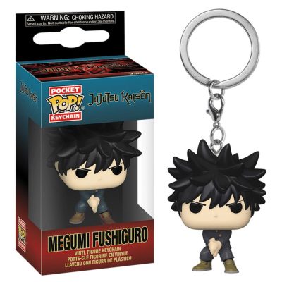 Chaveiro Funko Megumi Fushiguro (Pocket Pop Keychain Jujutsu Kaisen)
