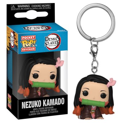 Chaveiro Funko Nezuko Kamado (Pocket Pop Keychain Demon Slayer)