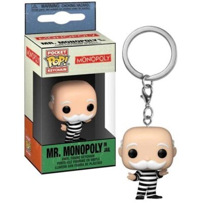 Chaveiro Funko Pocket Pop Keychain - Mr. Monopoly In Jail Keychain