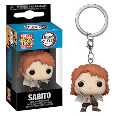 Chaveiro Funko Pop Sabito (Pocket Keychain Demon Slayer)